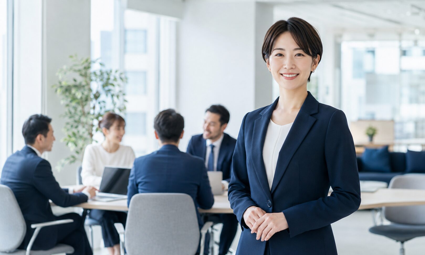 光栄産業株式会社のスタッフと施設運営イメージ